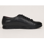 Pantofi dama, casual, din piele naturala box, negri, - P502NBOX
